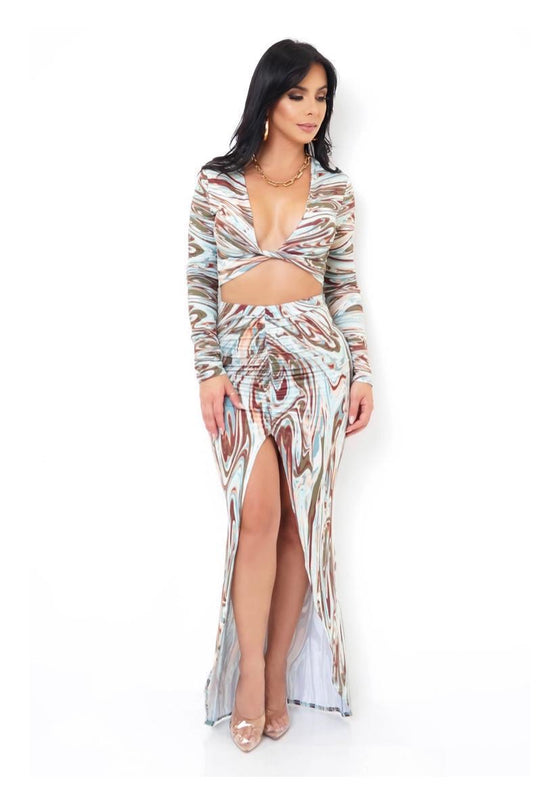 Tulum Skirt Set freeshipping - Luxy Loop Boutique
