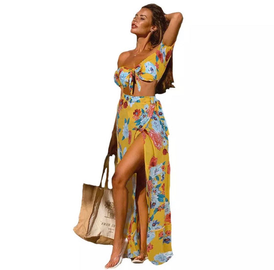 Flora Skirt Set freeshipping - Luxy Loop Boutique